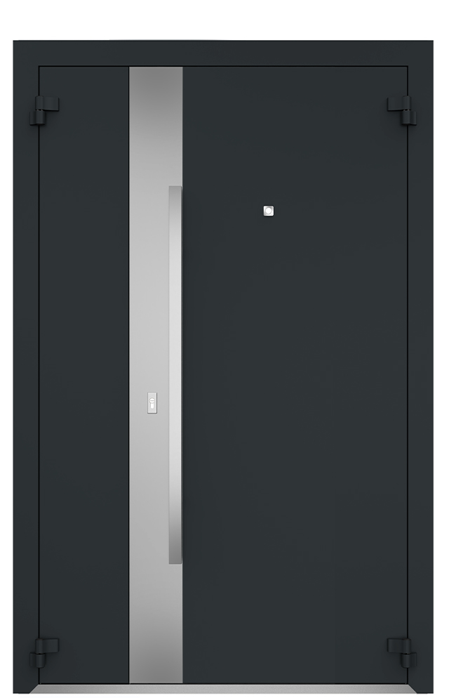 Входные металлические двери Металюкс Boston AG6066 полуторная дверь