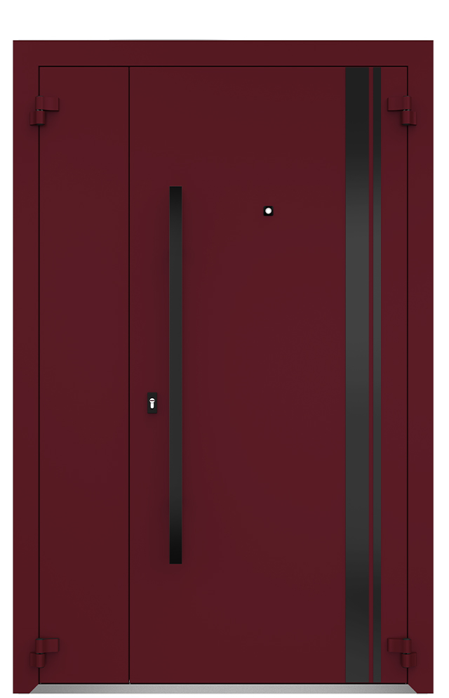 Входные металлические двери Металюкс Boston AG6067 полуторная дверь