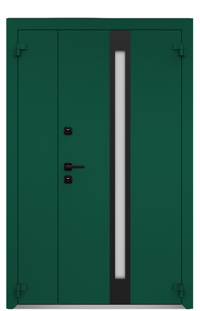 Входные металлические двери Металюкс Boston AG6014 полуторная дверь