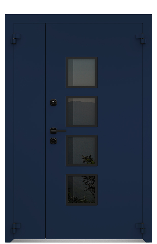 Входные металлические двери Металюкс Boston AG6048 полуторная дверь