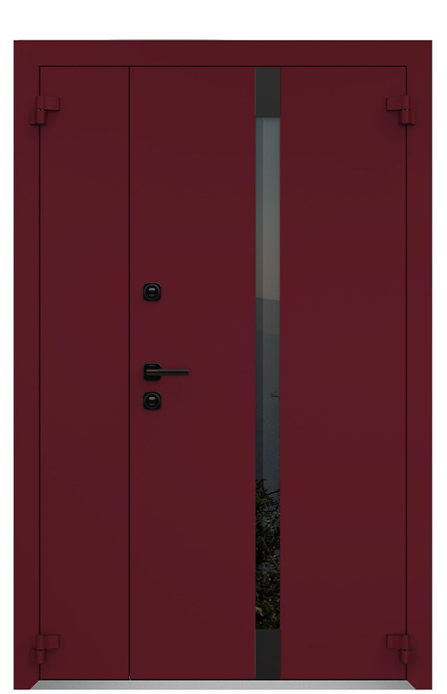 Входные металлические двери Металюкс Boston AG6050 полуторная дверь