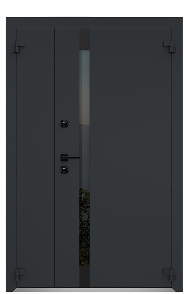 Входные металлические двери Металюкс Boston AG6052 полуторная дверь