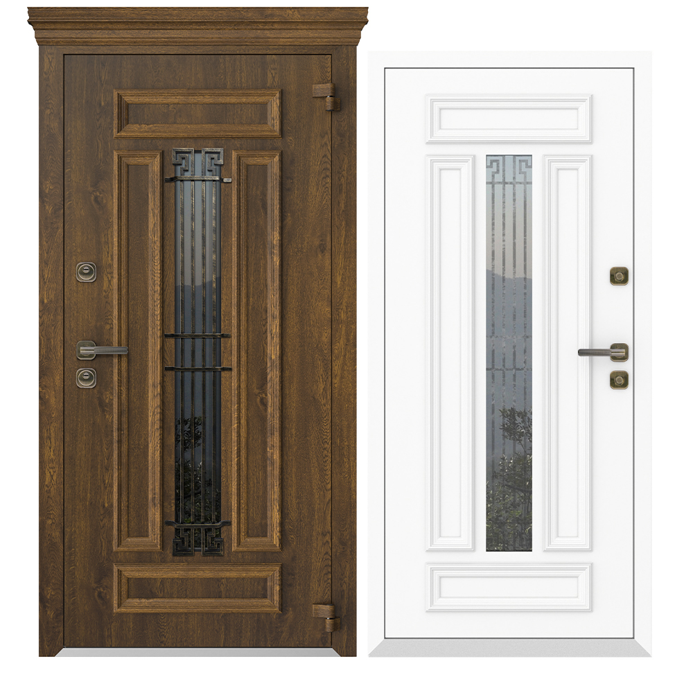 Входные металлические двери Металюкс Boston Nature AG6077 P-SU