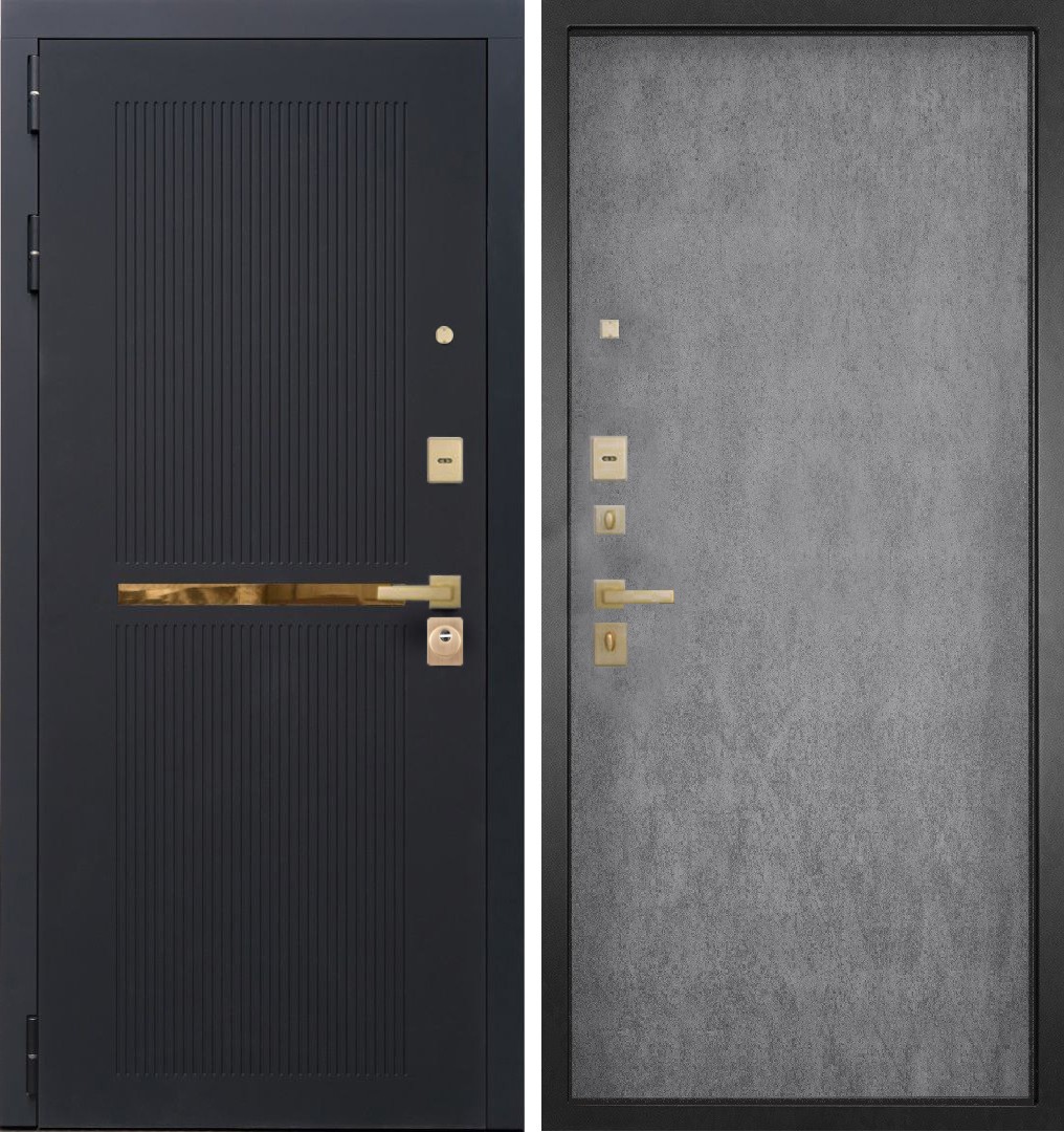 Входные металлические двери Ардеко 77-1 Бетон Невский