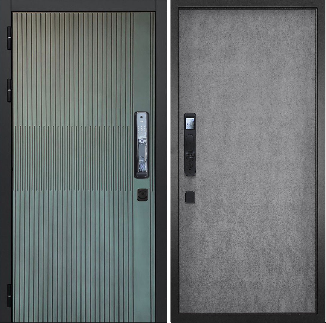 Входные металлические двери Бриони смарт 77-1 Бетон невский