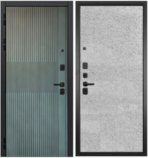 Входные металлические двери Бриони 77-1 Бетон светлый