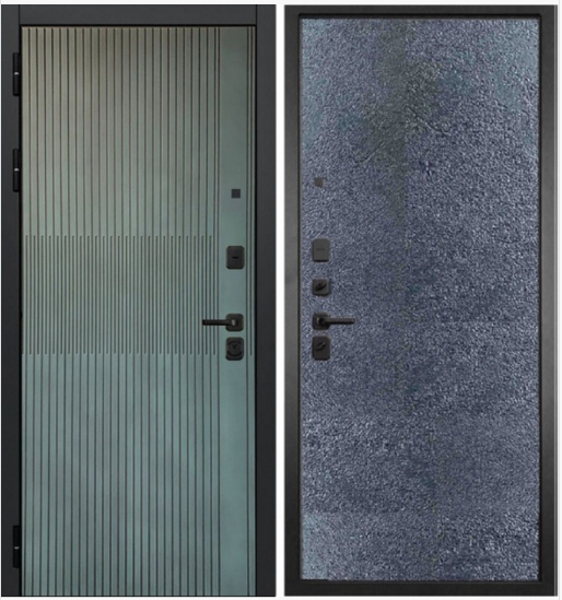 Входные металлические двери Бриони 77-1 Бетон темный