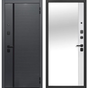 Гарда 7.5 см Черное Зеркало Сатин черный - Эмалит белый