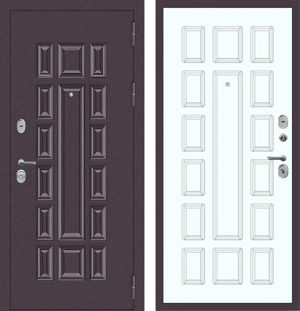 Входные металлические двери МеталЮр М55