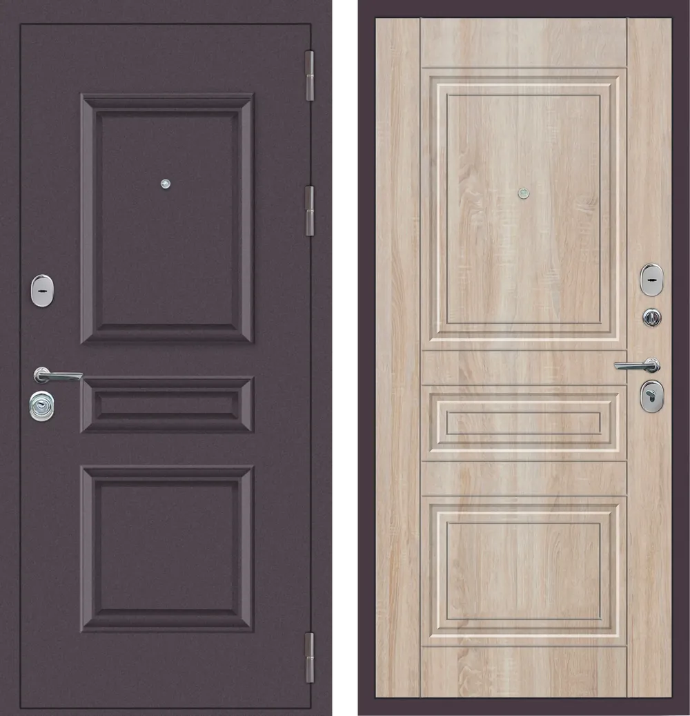 Входные металлические двери МеталЮр М53