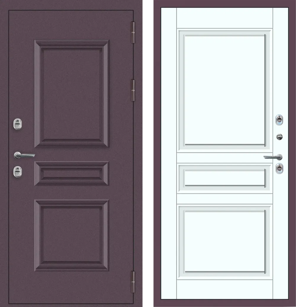 Входные металлические двери МеталЮр М63 Термо