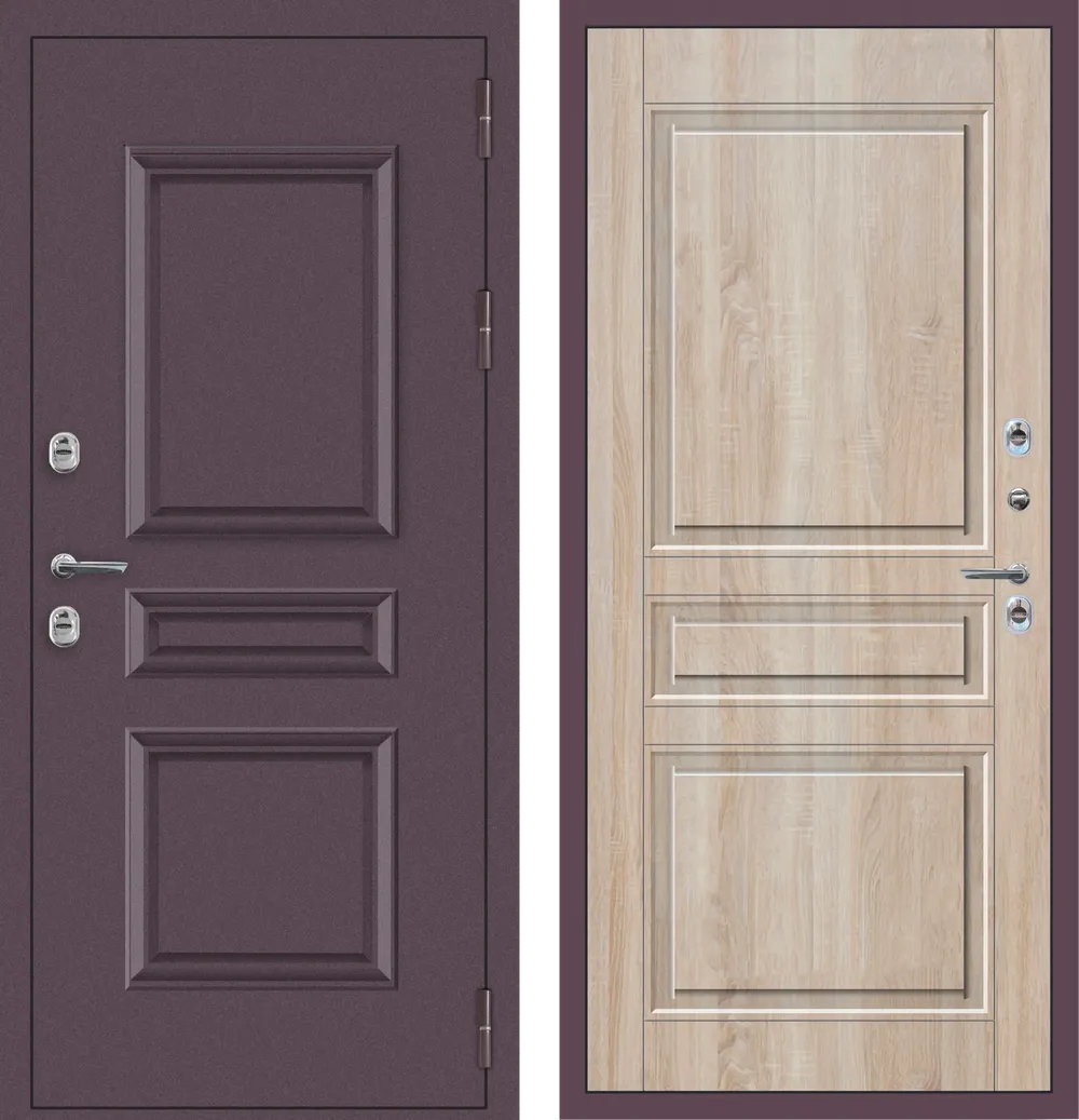 Входные металлические двери МеталЮр М63 Термо