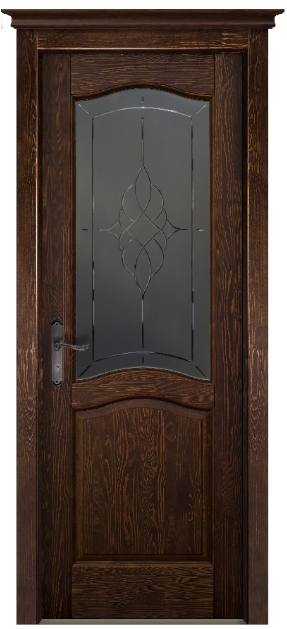 Межкомнатные двери Лео ДО - Античный орех