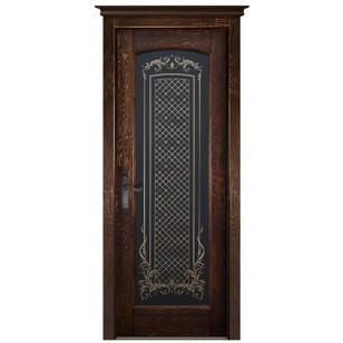 Витраж Античный орех, сосна