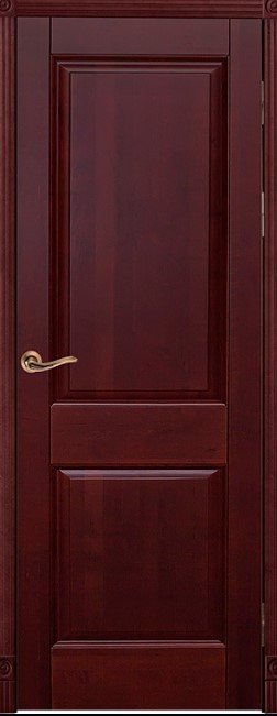 Межкомнатные двери Элегия ДГ - Махагон, массив сосны