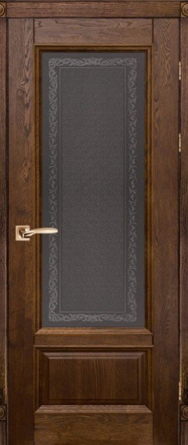 Межкомнатные двери Аристократ №4 - Античный орех
