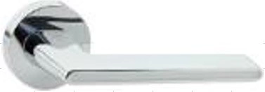 Дверная ручка LOCKit Комета на круглой розетке PC/White