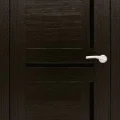 Межкомнатная дверь АМАТИ 18 черное стекло