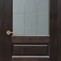 Межкомнатная дверь Венеция, венге, остекленная